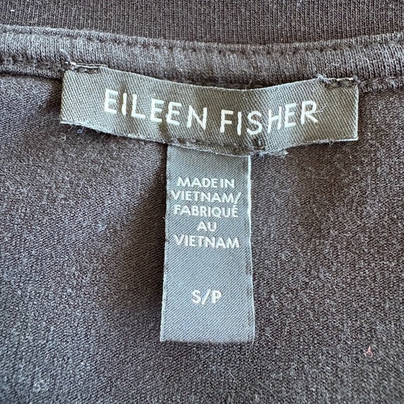 Eileen Fisher Black Long Sleeve Top | Size Small - Picture 7 of 7